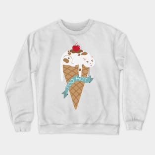 Ice Cream Cat Crewneck Sweatshirt
